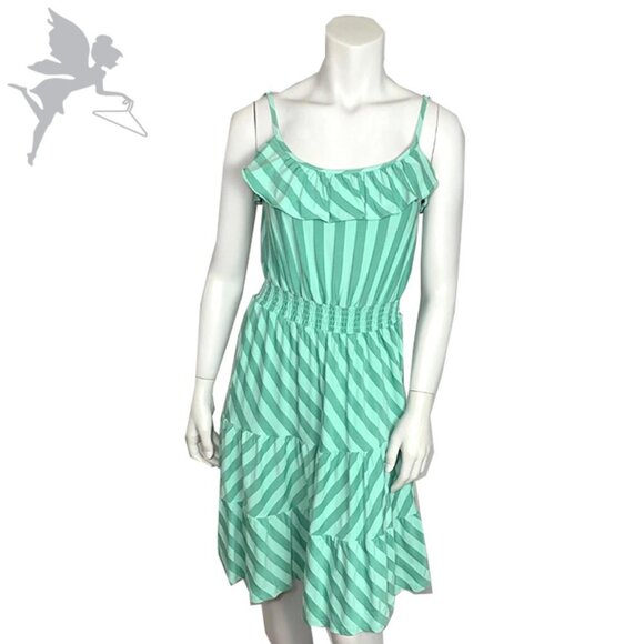 ELLA MOSS Striped Ruffle Dress - Picture 1 of 6